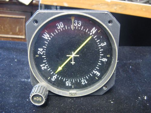Vintage king radio adf indicator part # 066-3063 avionics untested sold as-is
