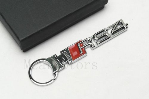1pcs rs4 3d luxury auto car key ring great metal keychains key charms for rs4