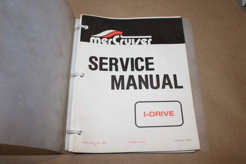 1980 mercruiser i-drive i drive service manual binder edition factory oem