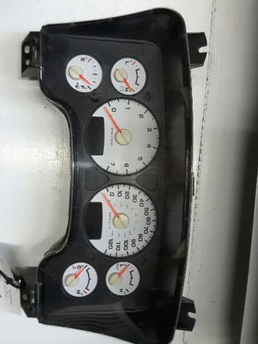 02 dodge ram 1500 pickup speedometer cluster tachometer at mph w/power locks