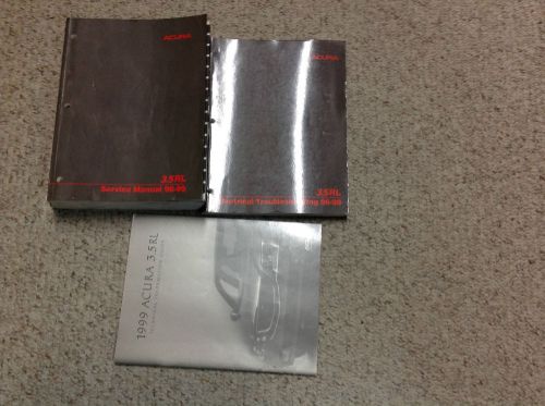 1996 1997 1998 1999 acura 3.5rl service repair shop manual set w etm + guide