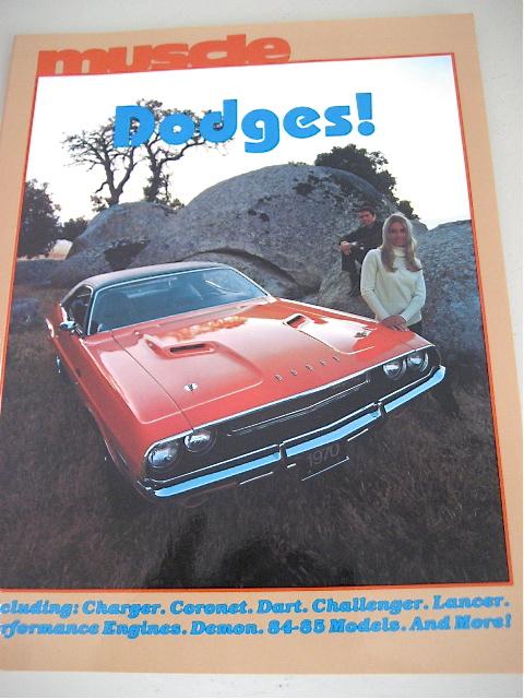 Muscle dodge book 1985 first edition first printing mopar chrysler