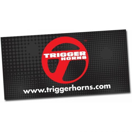 24&#034; x 48&#034; trigger horn logo color banner