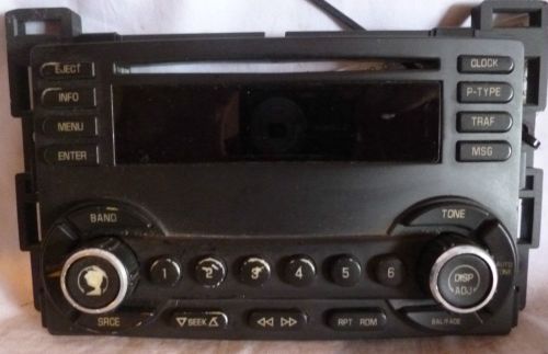 2004 04 chevrolet malibu radio cd un0 15806594 face plate panel replacement