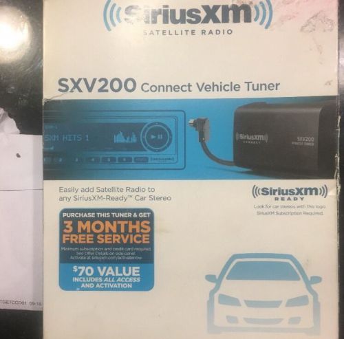 Sirius xm sxv200 satellite radio tuner~connect vehicle~model sxv200v1