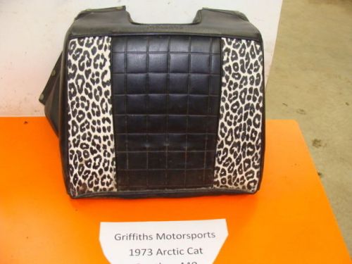 73 74 arctic cat panther 440 t1b440s1a rear seat back cover foam oem nice