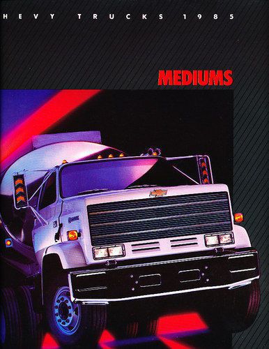 1985 chevy medium conventional truck brochure -chevy medium-50 60 70 trucks