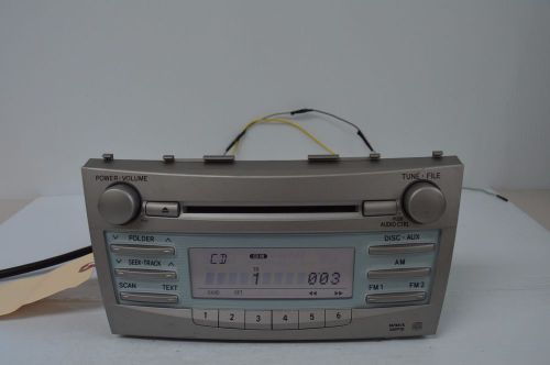 2007 2008 2009 toyota camry radio am fm cd mp3 player 86120-06181 testd s43#013