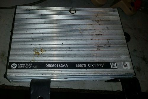 Chrysler sebring amplifier amp convertible audio 05059183aa untested