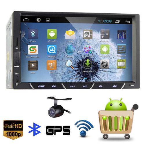 Quad-core 7&#034; android 4.4 pc tablet 2din car radio stereo 3g-wifi no-dvd gps navi