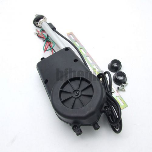12v car electric aerial radio car automatic power stainless antenna +instruction