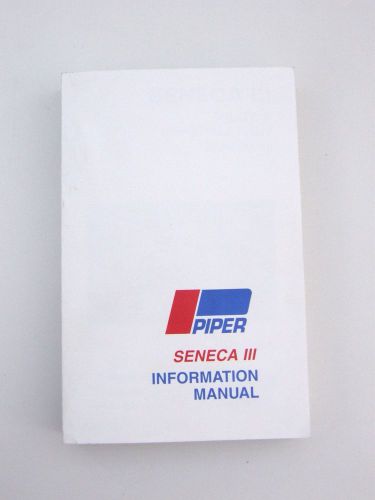 Piper seneca iii pa-34-220t information manual