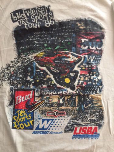 Westcoast performance &#039;96 budweiser ijsba racing tour t-shirt apparel skat track