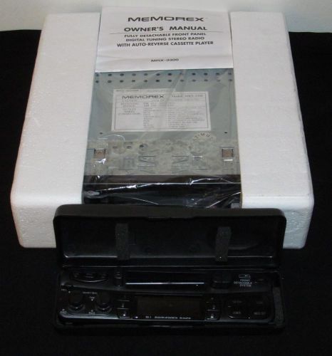 Memorex mrx3300 detachable face/ digital radio/ auto reverse cassette player-new