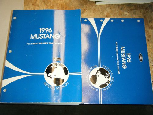 1996 ford mustang gt cobra original factory service manuals shop electrical
