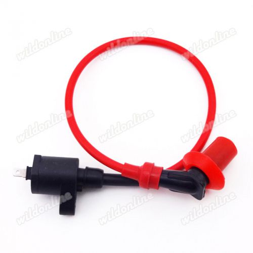 New red racing ignition coil for gy6 50cc 125cc 150cc moped scooter