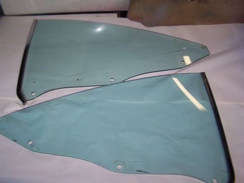 1965/1966 pontiac catalina 2 door tinted rh/lh 1/4 window glass