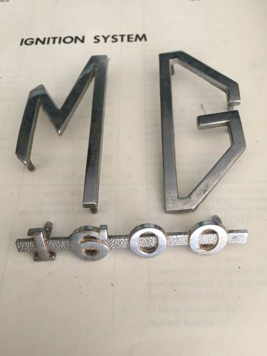 Mg 1600 emblems. from mga