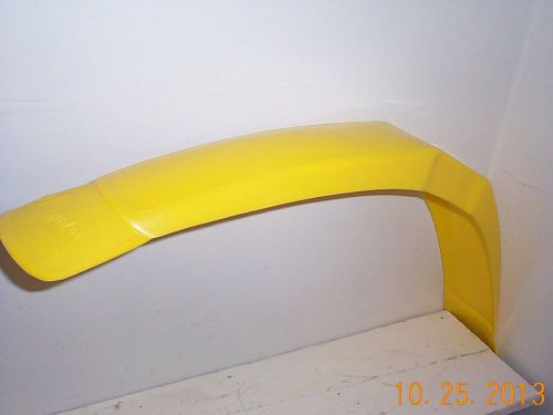 Vintage n.o.s. yellow motocross enduro dirt bike universal plastic front fender