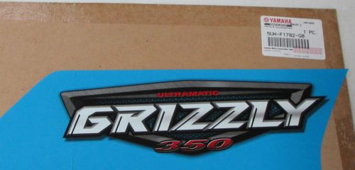 Yamaha rh front  &#039;grizzly 350&#039; emblem for yfm35gx grizzly 2008