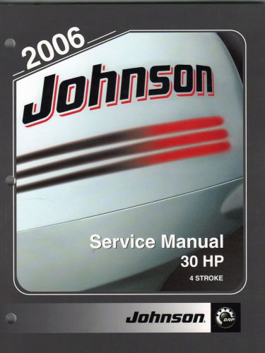 2006 johnson outboard motor  30 hp 4 stroke p/n 5006592 service manual (038)