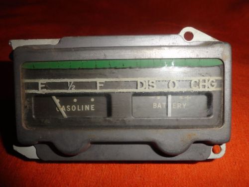 Vintage packard fuel &amp;  battery  guages