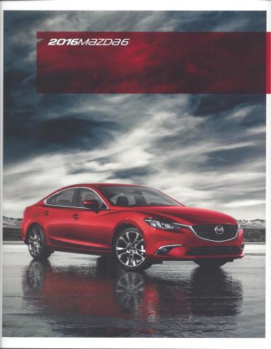 2016  mazda6 sport/touring &amp; grand touring  40 page brochure