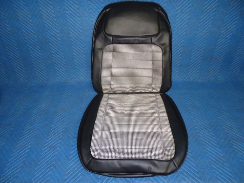 New pui 1968 chevrolet camaro rh front bucket seat cover-black houndstooth