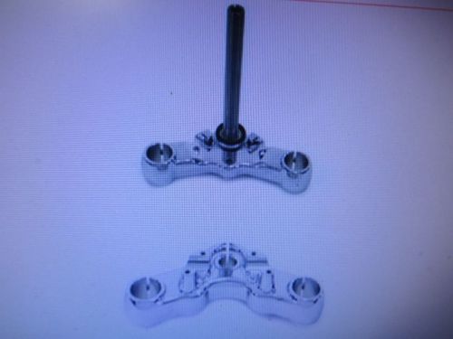 Harley sportster 1200r 48  2011 thru 2015 upper/ lower triple clamp 39mm chrome