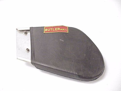 Butlerbuilt black leg support &amp; padding for a aluminum seat nascar imca wissota