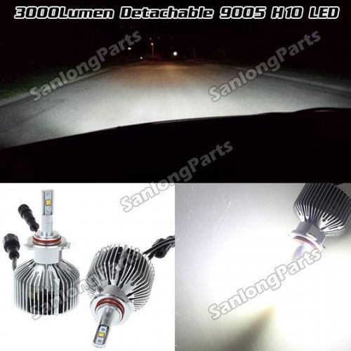 6000lm 9005 9040 headlight headlamp high beam philips xenon hid detachable led