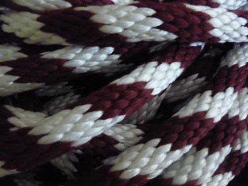 5/8 x 149 ft. solid braid cordura/nylon derby rope. soft/textured.made in usa.