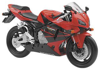 Newray die-cast 1:12 scale motorcycle cbr600r red 2006