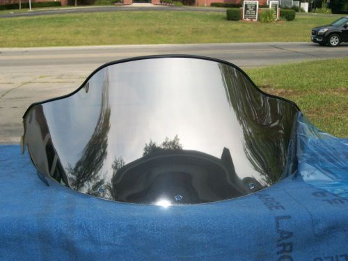 Polaris edge low 11&#034; translucent chrome windshield with graphics 5434641
