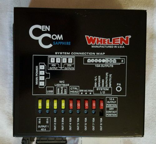 Whelen cencom sapphire and wecan controller, ccsrn3, retails &gt; $1300,05&amp;07/2020