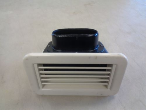 Vent junction w / off white grill 9 1/8&#034; x 5 1/8&#034; marine boat
