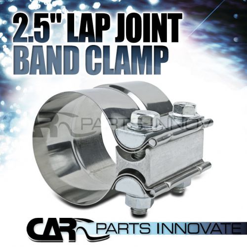 Band muffler clamp connector 2.5&#034; exhaust catback stainless steel