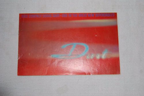 1963 dodge dart dealer brochure