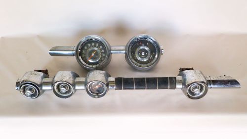 Vintage 1958 pontiac bonneville  instrument cluster, panel speedometer chief