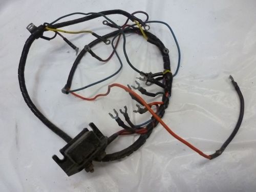 1976 chrysler 3-cyl 75hp 757hb internal wire harness f438744-1 motor outboard