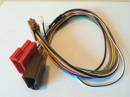 Audi a2, a3, a4, a6, a8, tt bose amplified car iso wiring harness adaptor loom
