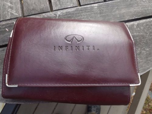 1997 infiniti i30 owners manual &amp; folder used condition free ship