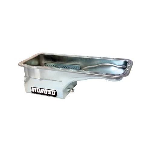 Moroso 20609 oil pan steel clear zinc 7 qt. ford big block fe ea