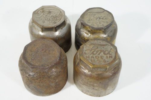 X4 antique/vintage ford grease/wheel threaded caps,dust/hub cover -cg17687