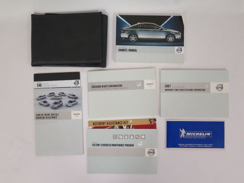 2007 volvo s40 owners manual book