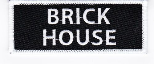 Brick house sew/iron on patch the commodores lionel richie biker emblem