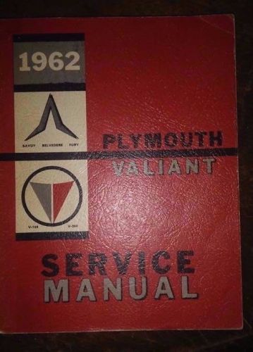 1962 plymouth valiant a body factory service repair manual wiring diagrams vgc