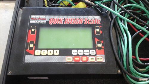 Intercomp sw650 cabled scales  includes roll-off pads with cart nascar racing