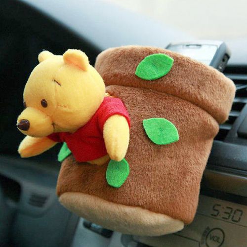 Bottle can beverage smartphone holder for car air vent support / winnie the pooh