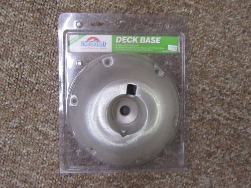 Springfield marine taper-lock aluminum deck base-1600010